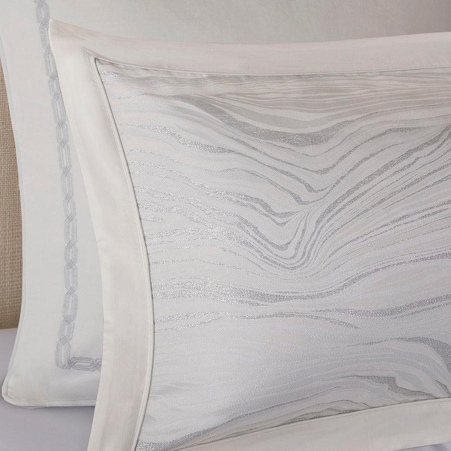 Hollywood Global Inspired| Glam Comforter Set White Queen Olliix.com