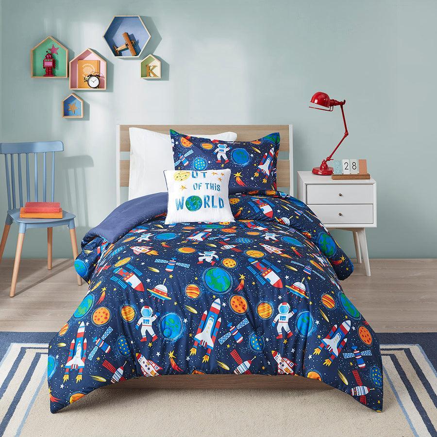 Jason Casual Outer Space Comforter Set Multi Full/Queen Olliix.com