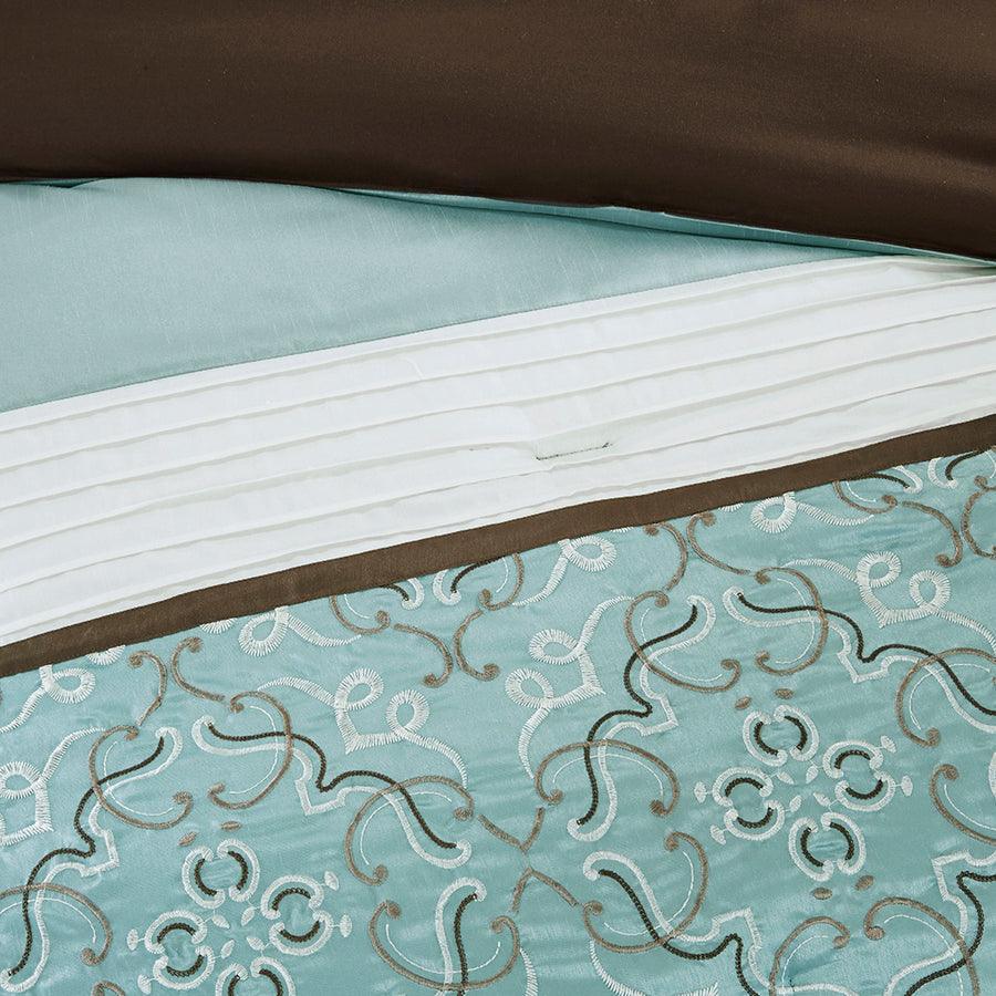 Jelena King 24 Piece Traditional Room in a Bag Seafoam Olliix.com