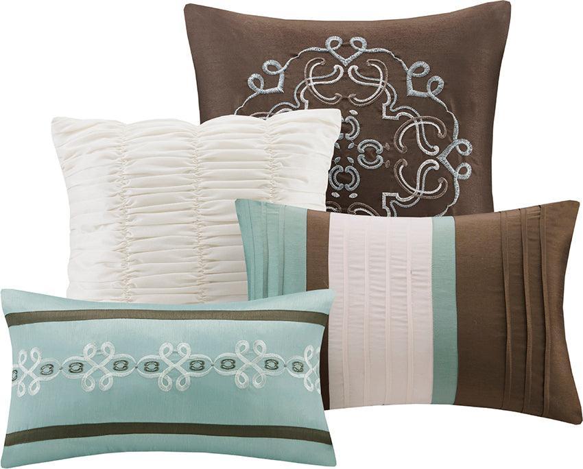 Jelena King 24 Piece Traditional Room in a Bag Seafoam Olliix.com