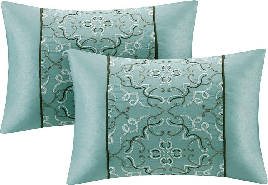 Jelena King 24 Piece Traditional Room in a Bag Seafoam Olliix.com