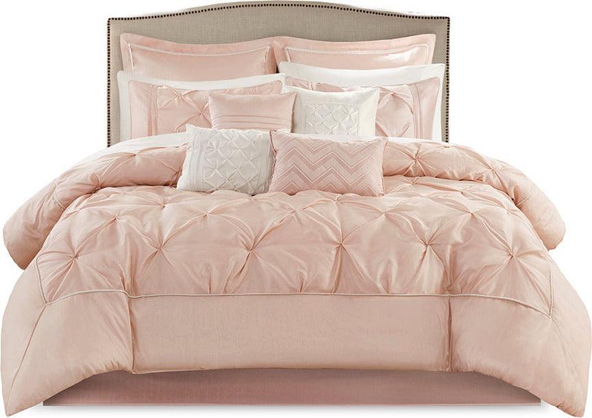 Joella Casual 24 Piece Room in a Bag Blush Cal King Olliix.com