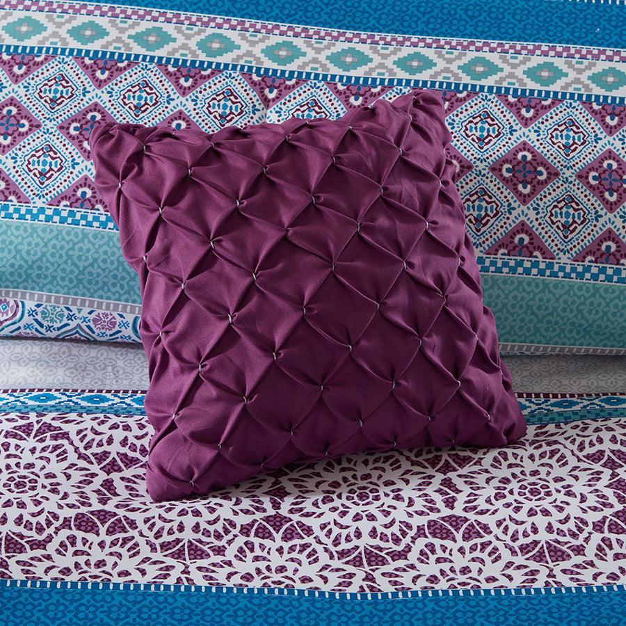 Joni 26 " W Comforter Set Purple Twin/Twin XL Olliix.com