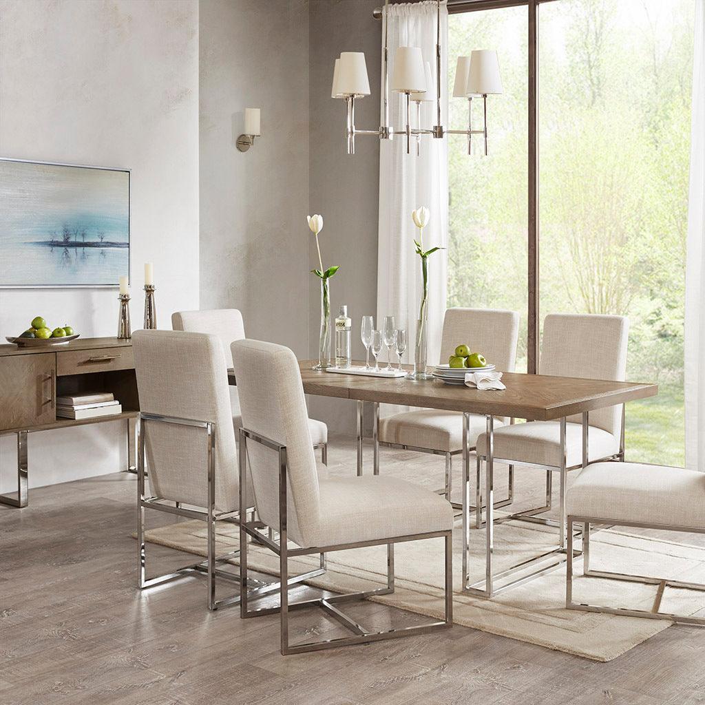 Junn Dining Chair Natural (Set of 2) Olliix.com