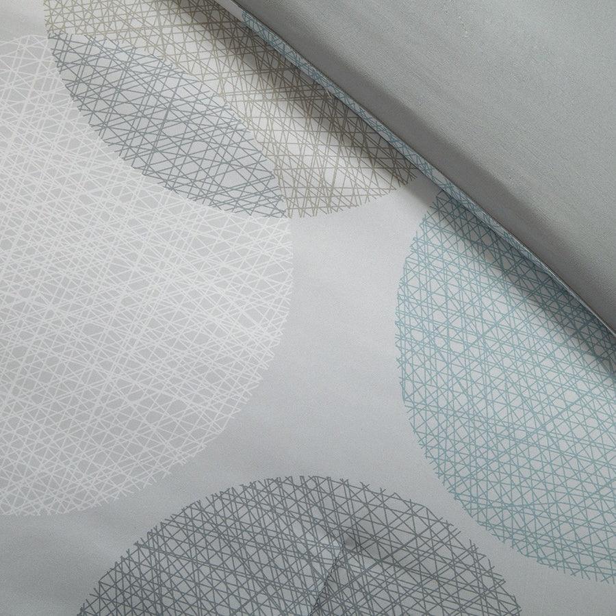 Knowles Casual Complete Comforter and Cotton Sheet Set Aqua Twin Olliix.com