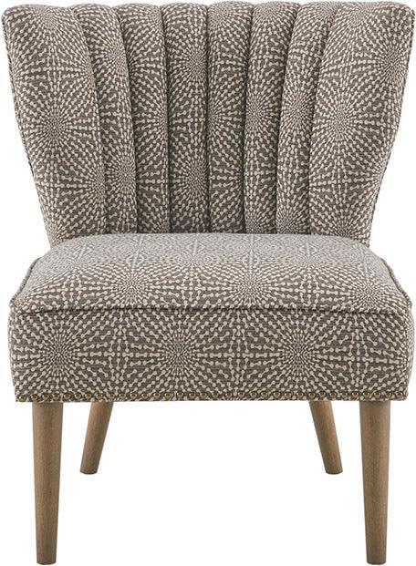 Korey Channel Back Slipper Chair Beige Olliix.com