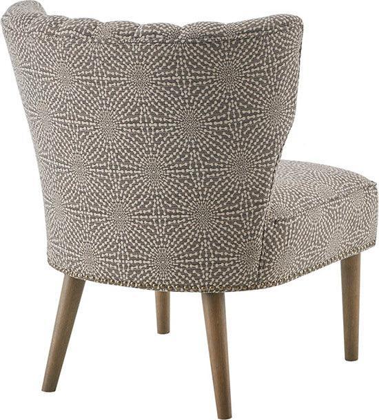 Korey Channel Back Slipper Chair Beige Olliix.com