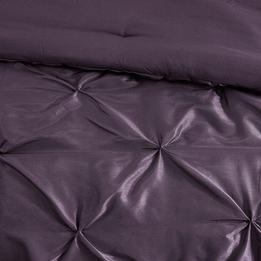 Laurel Global Inspired| 7 Piece Tufted Comforter Set Plum Queen Olliix.com