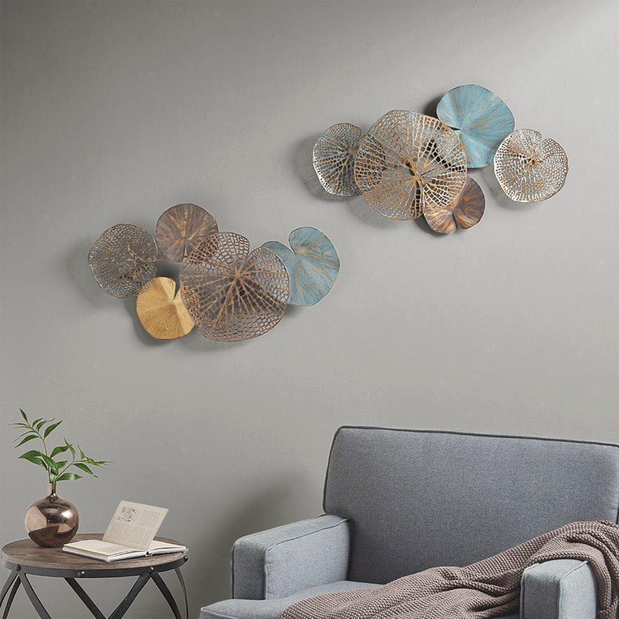 Lenzie Wall Decor Multicolor ( Set of 2) Olliix.com