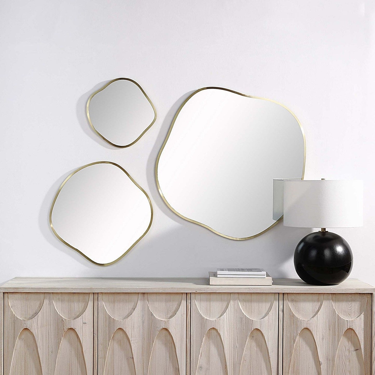 RenWil Nucleus Round, Irregular Mirror Only for Renwil Brand (collaboration with Steven Sabados) RenWil