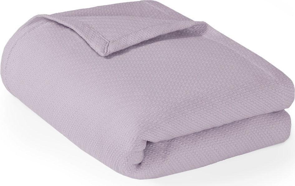 Liquid Cotton Blanket King Lilac Olliix.com