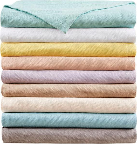 Liquid Cotton Blanket King Seafoam Olliix.com