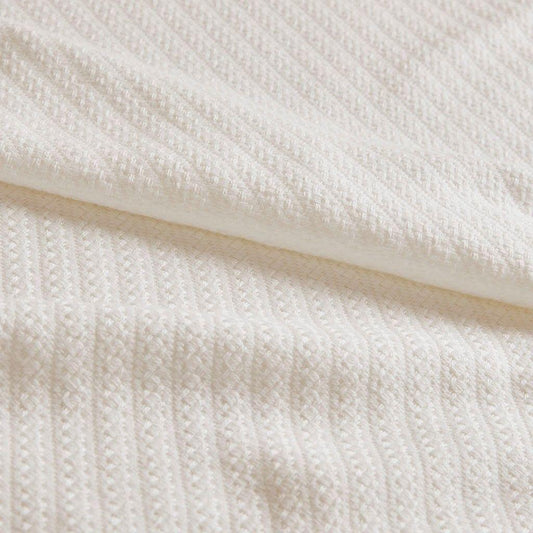 Liquid Cotton King Blanket Ivory Olliix.com