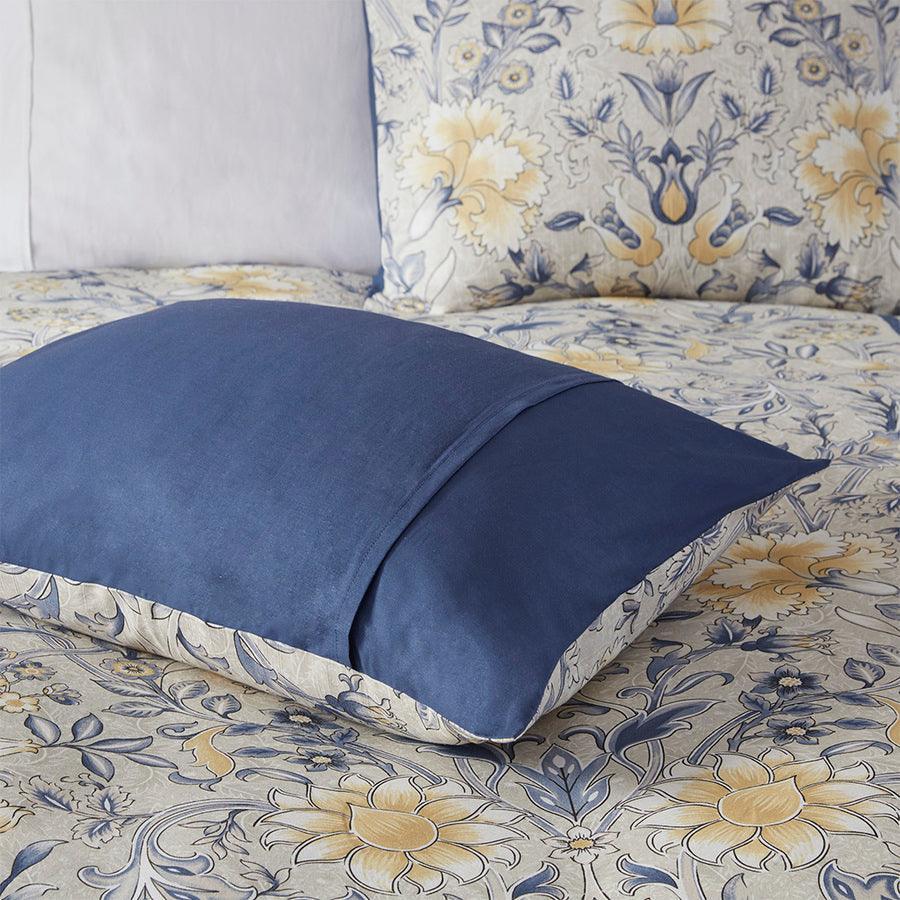 Livia 6 Piece Cotton Comforter Set King Olliix.com