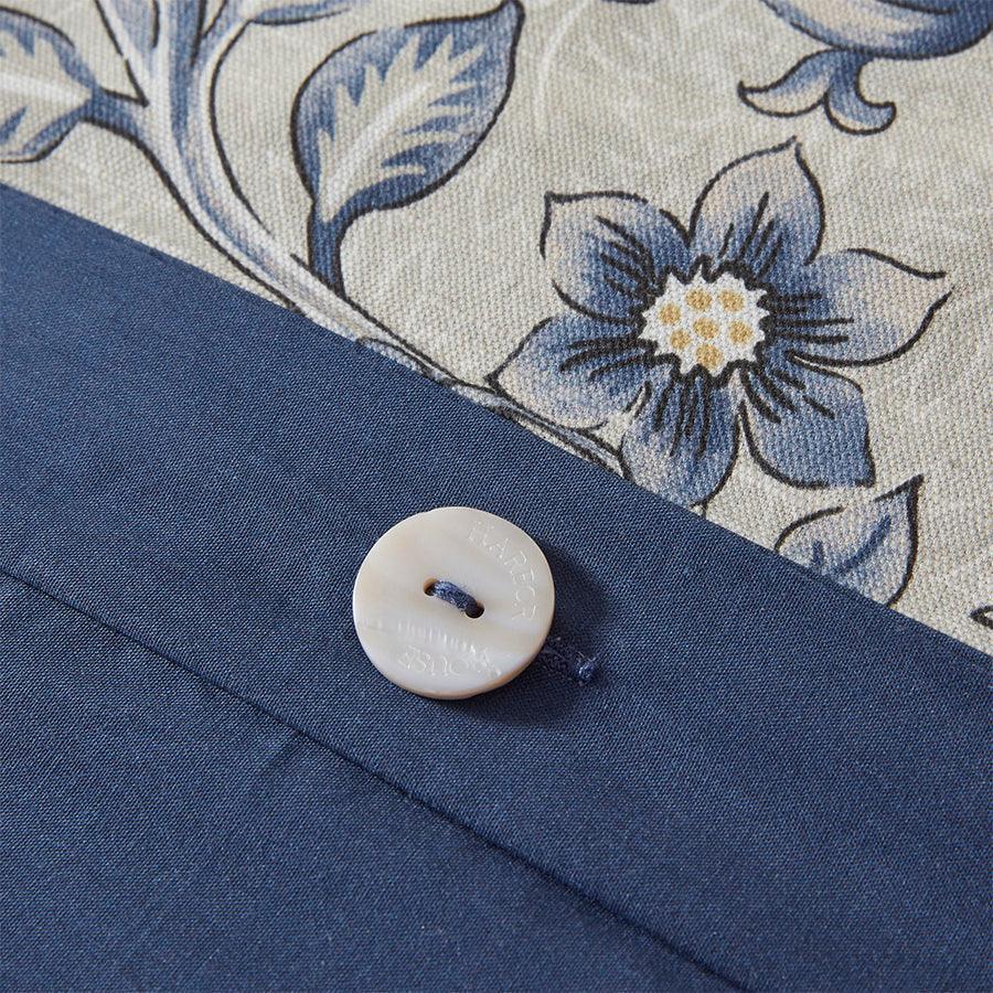 Livia King 5 Piece Cotton Duvet Cover Set Multicolor Olliix.com