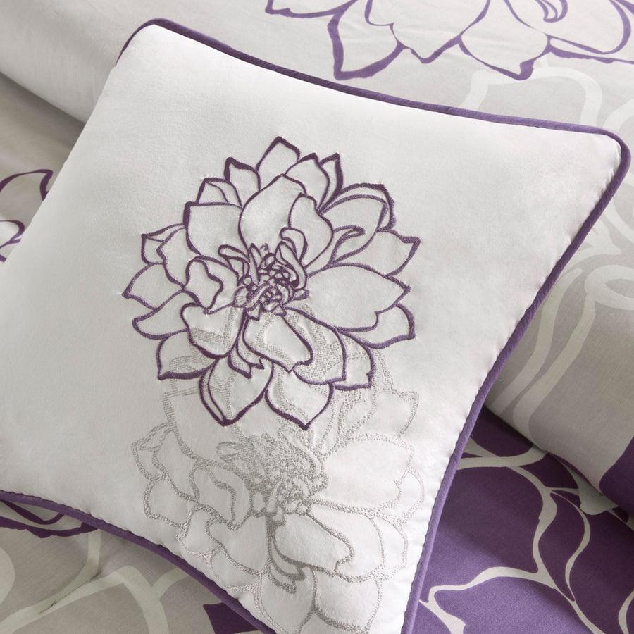 Lola King Comforter Set Purple Olliix.com