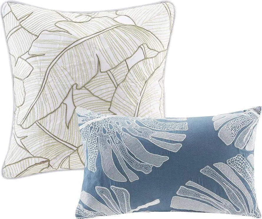 Lorelai King/California King Cotton Printed 5 Piece Duvet Cover Set Multicolor Olliix.com