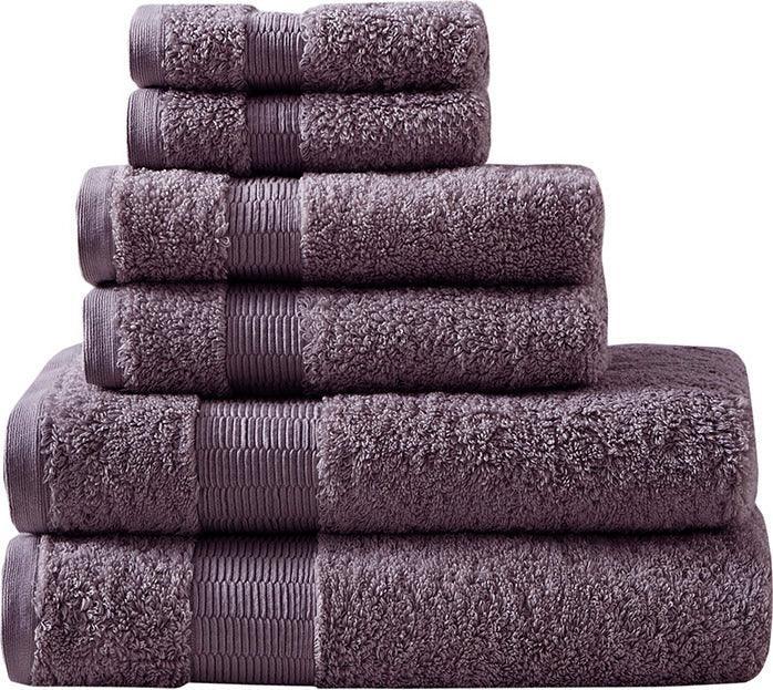 Luxor Bath Towel Purple Olliix.com