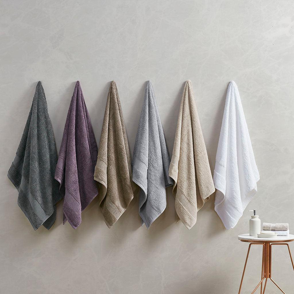 Luxor Bath Towel Purple Olliix.com