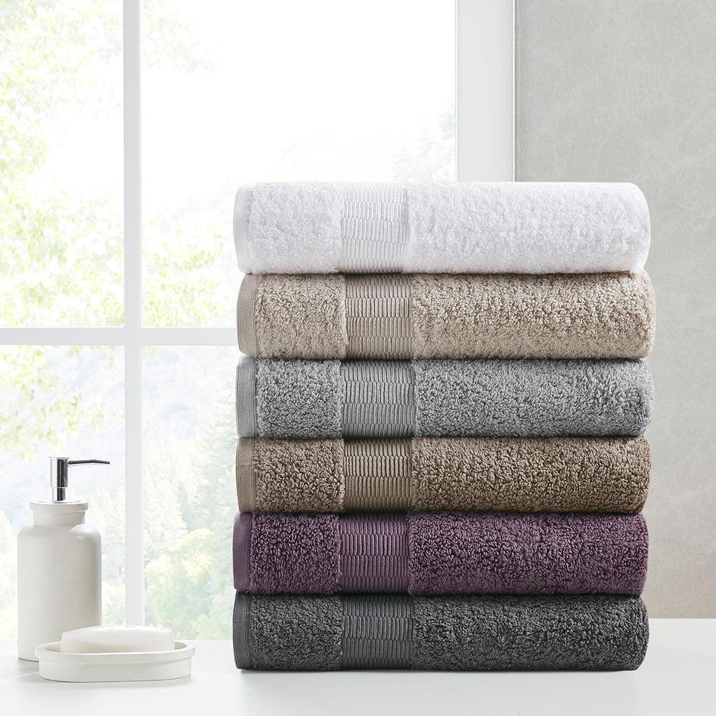 Luxor Bath Towel Purple Olliix.com