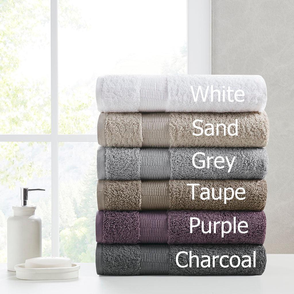 Luxor Bath Towel Purple Olliix.com