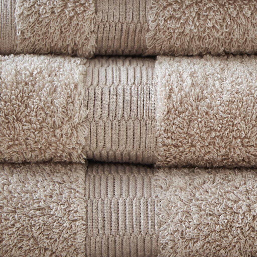 Luxor Bath Towel Sand Olliix.com