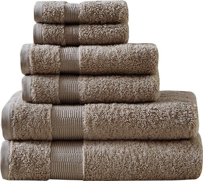 Luxor Bath Towel Taupe Olliix.com