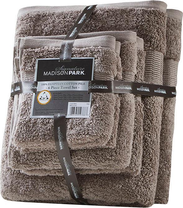 Luxor Bath Towel Taupe Olliix.com