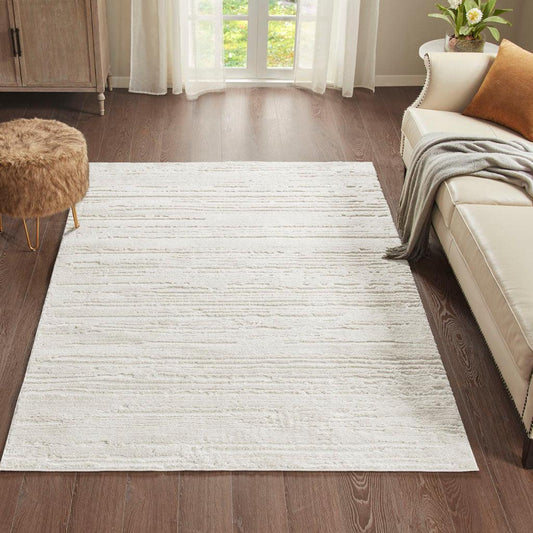 Madis 5x7 Area Rug Cream Olliix.com