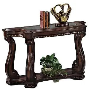 Madison Brown Console Table Crown Mark