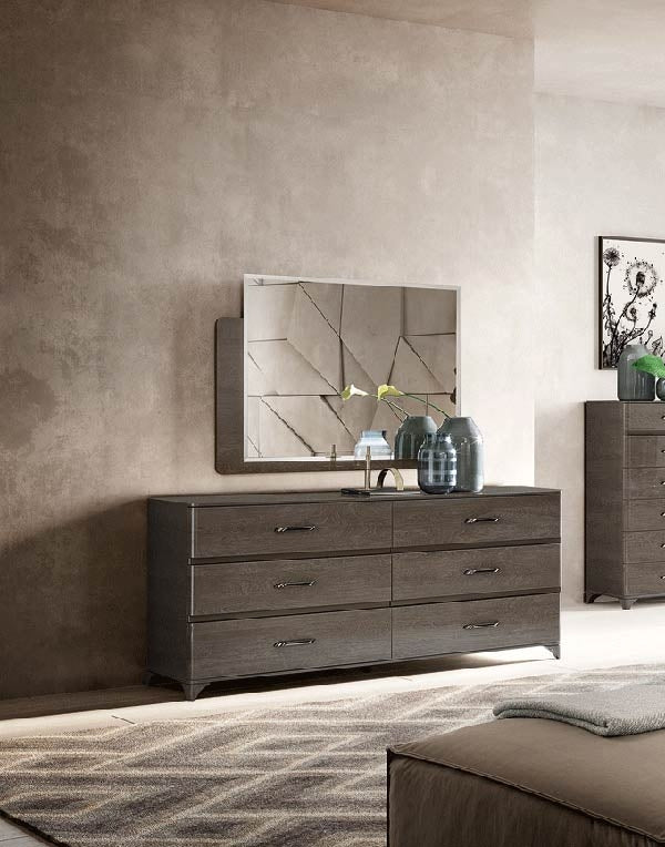 ESF Furniture - Camelgroup Italy Maia Double Dresser with Mirror - MAIADDM ESF Furniture