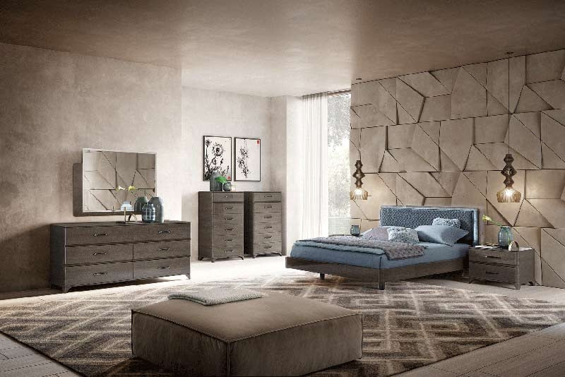 ESF Furniture - Camelgroup Italy Maia 3 Piece Eastern King Bedroom Set - MAIAEKB-3SET ESF Furniture