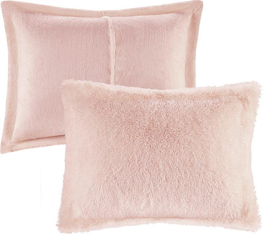 Malea Full/Queen Comforter (Set) Blush Olliix.com