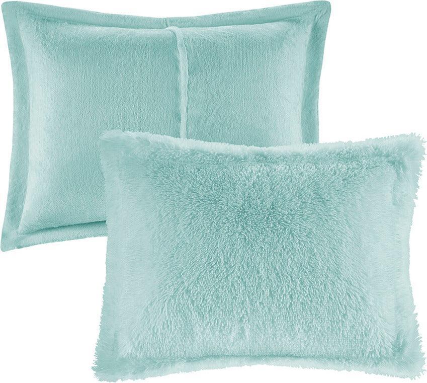 Malea King/Cal King Comforter (Set) Aqua Olliix.com