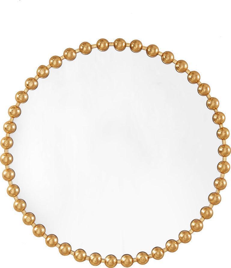 Marlowe 36" Decor Mirror Gold Olliix.com