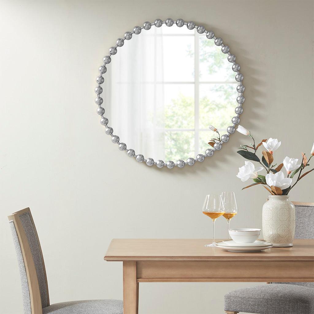 Marlowe 36" Decor Mirror Silver Olliix.com