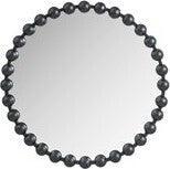 Marlowe Round Wall Decor Mirror Black Olliix.com