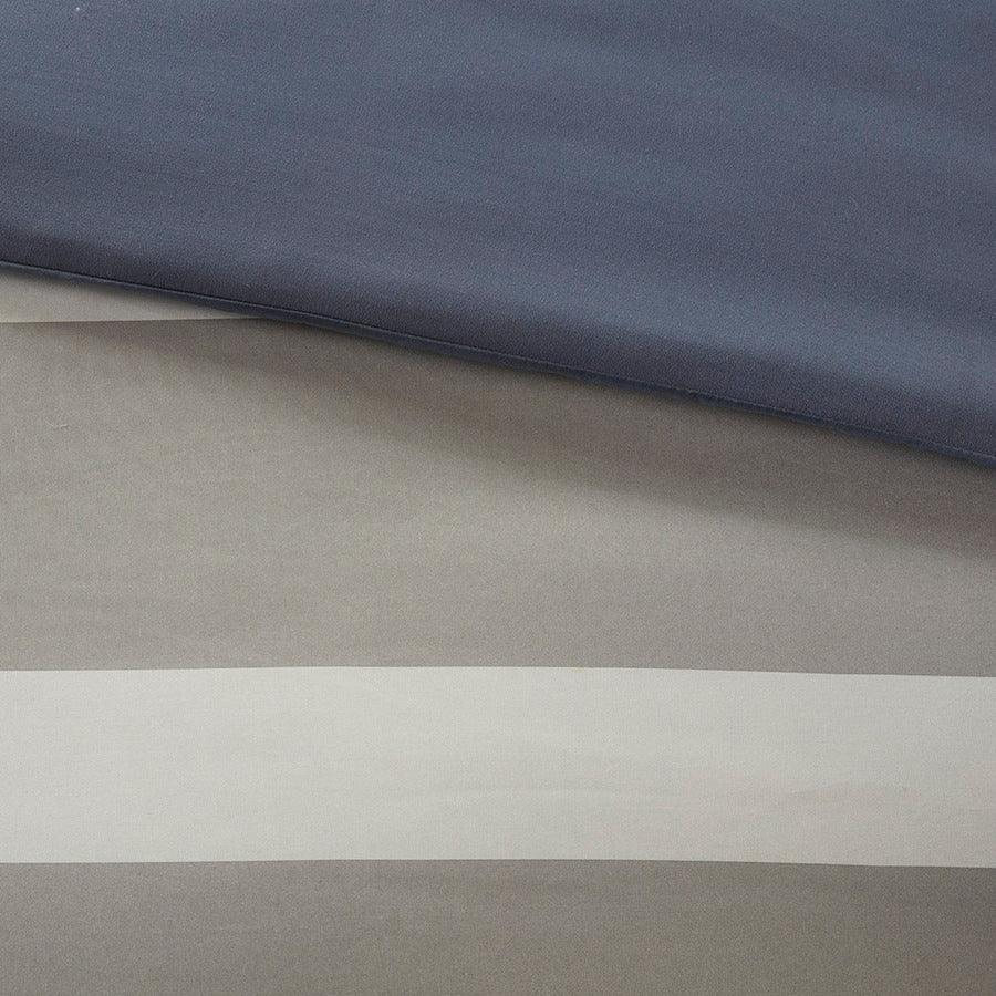 Marsden Complete Bed Set Including Sheets Blue & Gray Full Olliix.com