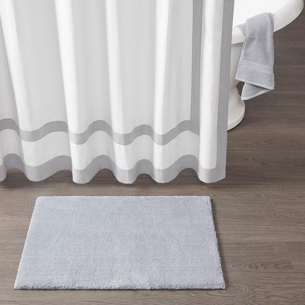 Marshmallow 20x30" Bath Rug Grey Olliix.com