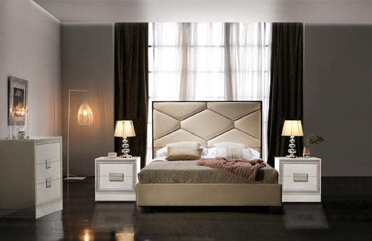 ESF Furniture - Martina 3 Piece Eastern King Storage Bedroom Set - Martina-EK-3SET ESF Furniture