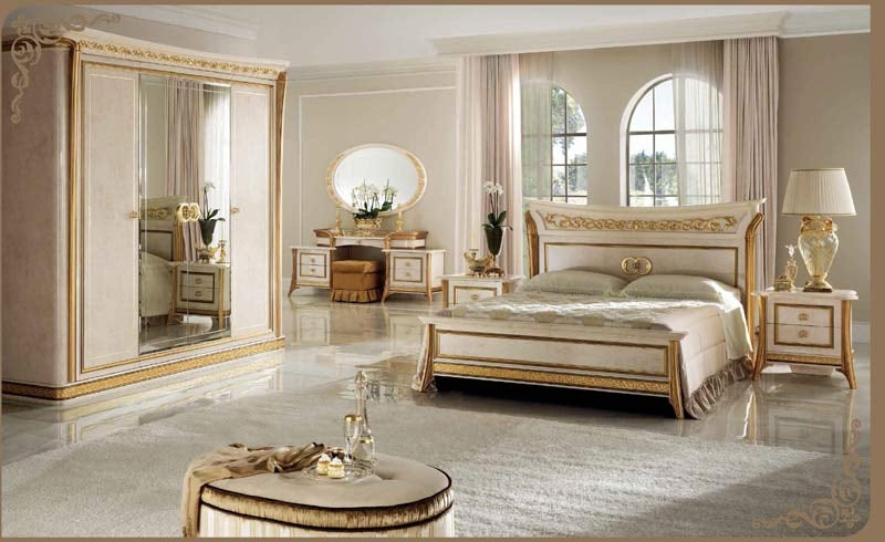 ESF Furniture - Arredoclassic Italy Melodia 7 Piece Queen Bedroom Set - MELODIAQBS-7SET ESF Furniture