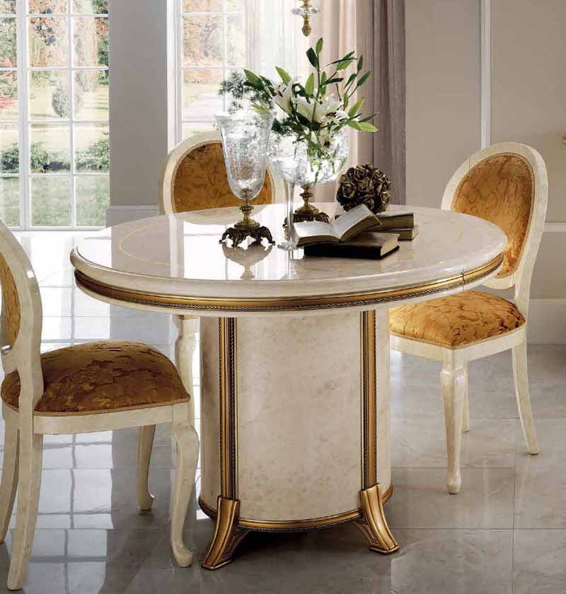 ESF Furniture - Arredoclassic Italy Melodia Round Dining Table w-1ext - MELODIARDTS ESF Furniture