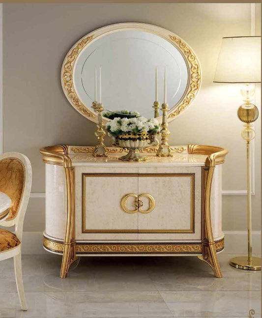 ESF Furniture - Arredoclassic Italy Melodia Buffet with Mirror - MELODIABWM ESF Furniture