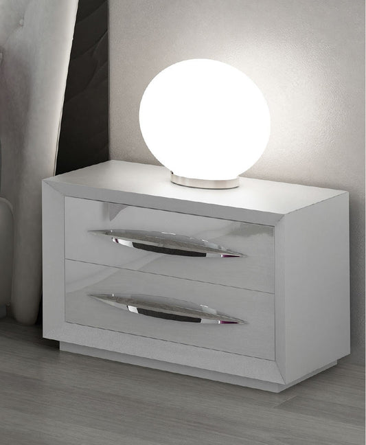 ESF Furniture - Miami Nightstand in White - MIAMI-NS ESF Furniture