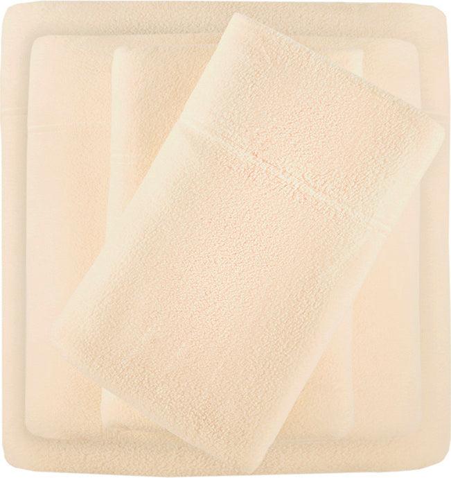 Micro Fleece California King Sheet Set Ivory Olliix.com