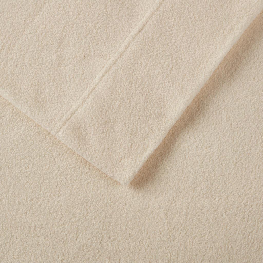 Micro Fleece California King Sheet Set Khaki Olliix.com