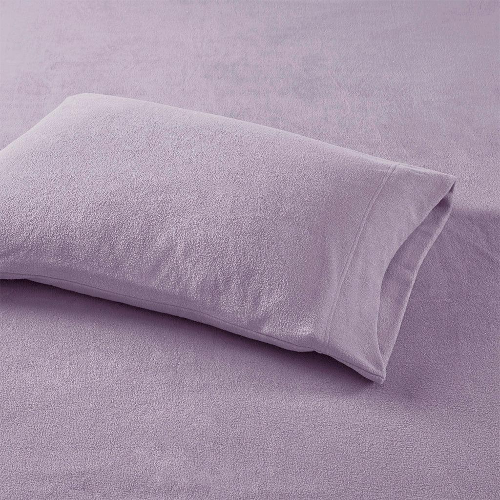 Micro Fleece California King Sheet Set Lavender Olliix.com