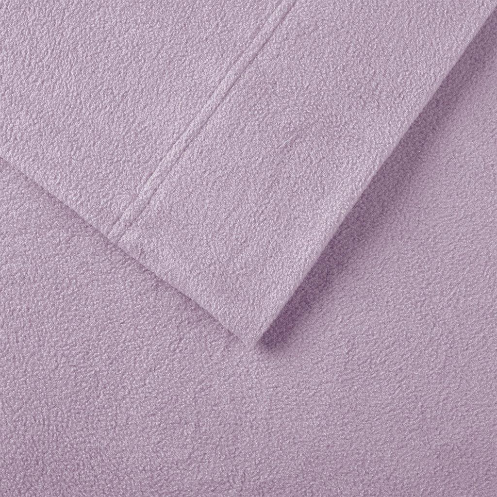 Micro Fleece California King Sheet Set Lavender Olliix.com