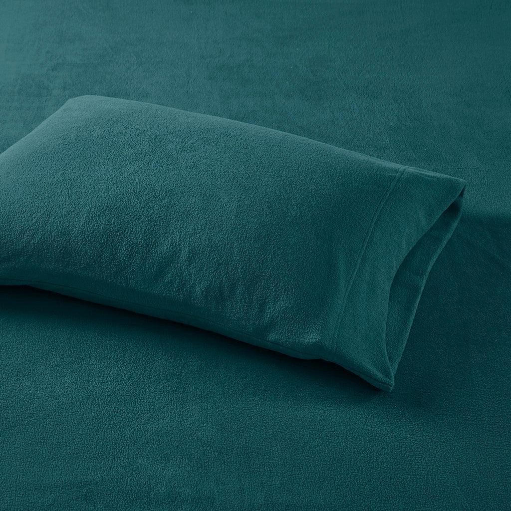 Micro Fleece California King Sheet Set Teal Olliix.com