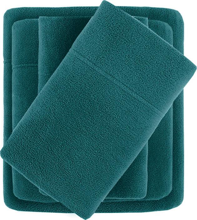 Micro Fleece California King Sheet Set Teal Olliix.com